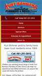 Mobile Screenshot of kurtbohmerplumbing.com